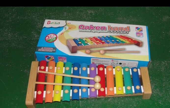 Wooden Xylophone Toy 12 Tones Music Toy