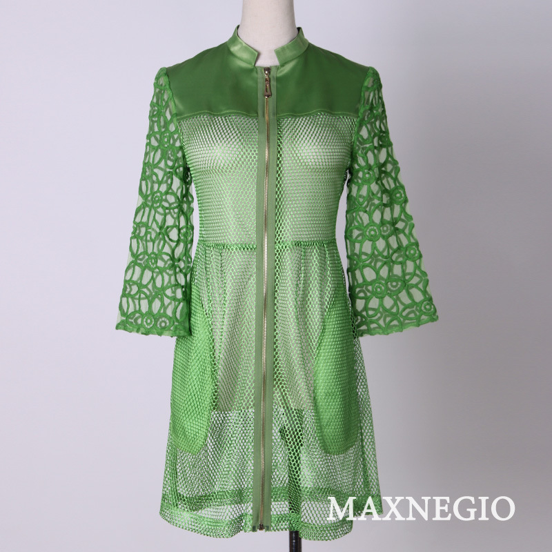 Green Fashion Sexy Formal Women Clothes (3-28535)