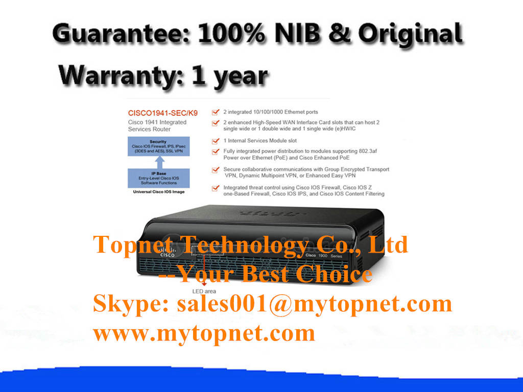 Cisco Security Router 1941-Sec/K9 2u