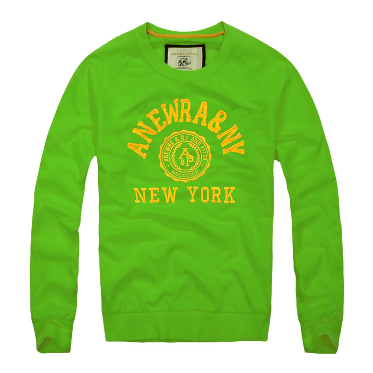 New Winter Cotton Men Garment, Fashionable City in Europe and The Cultivate Men's Long Sleeve T-Shirt in Green Colour