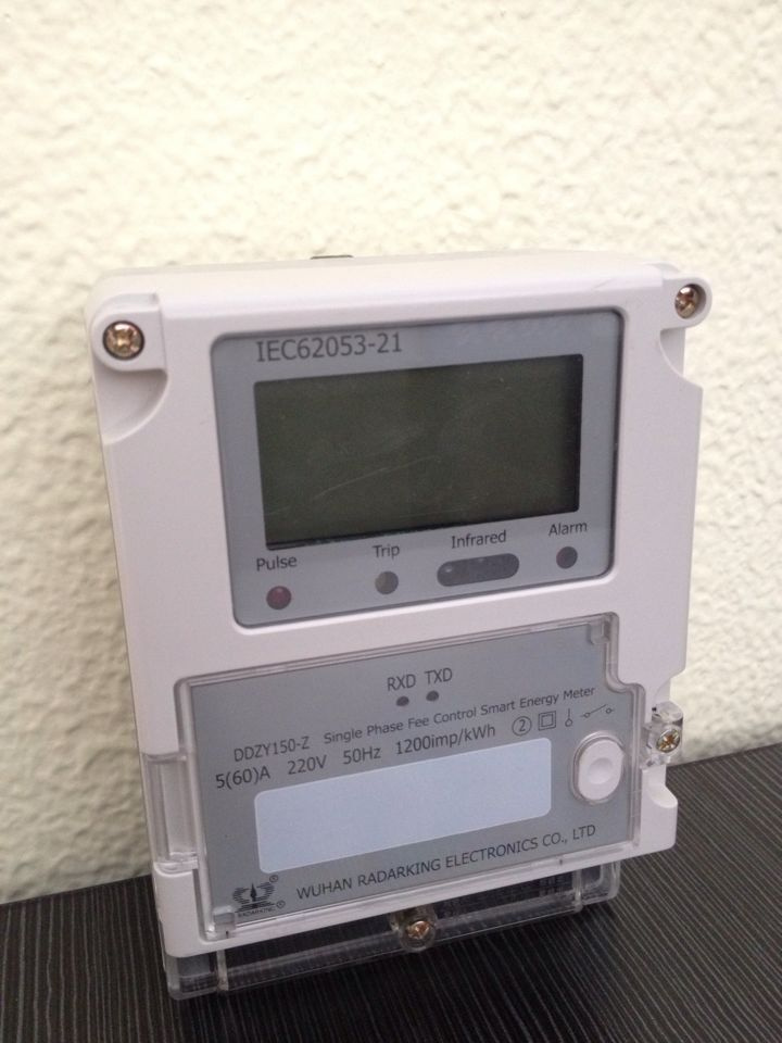 Single Phase Smart Wireless Electric Meter with PLC/GPRS