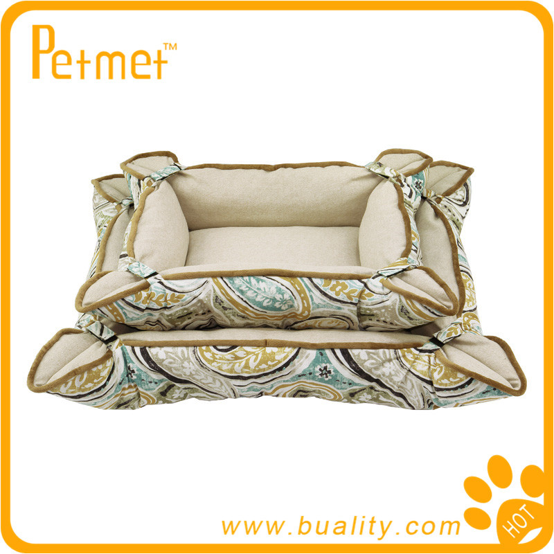 Convertible and Reversible Rectangle Pet Bedding (PT38440)