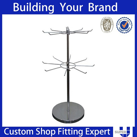2 Tier Rotating Accessories Display Stand