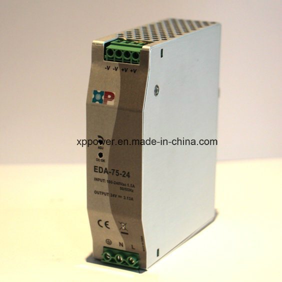 75W Single Output DIN Rail Power Supply