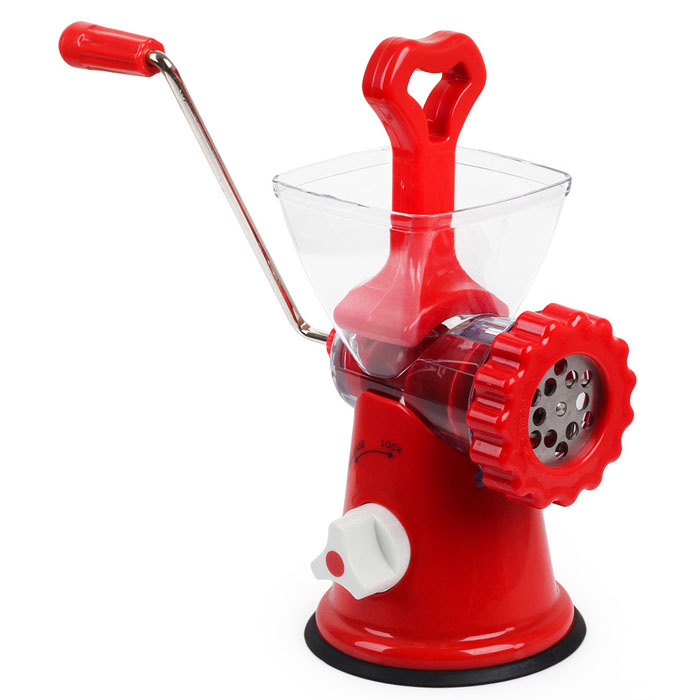 Kitchen Basics 3-in-1 Meat Grinder and Vegetable Grinder/Mincer, Sausage Stuff