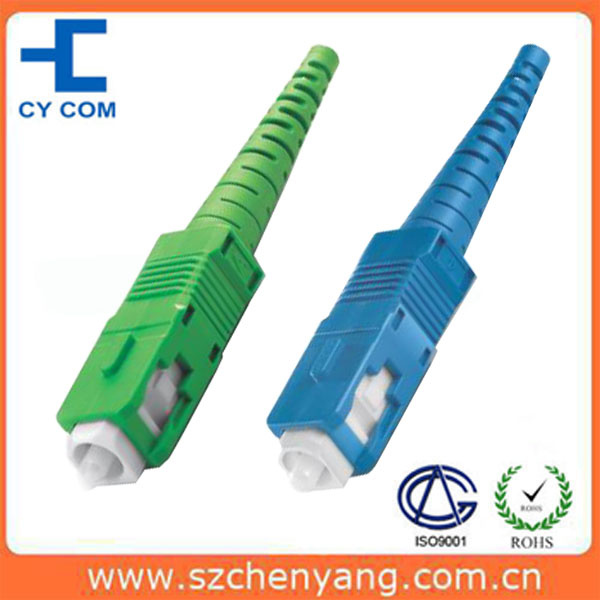 Telecom Grade Sc Sm Simplex PC / Upc / APC Fiber Optic Connector