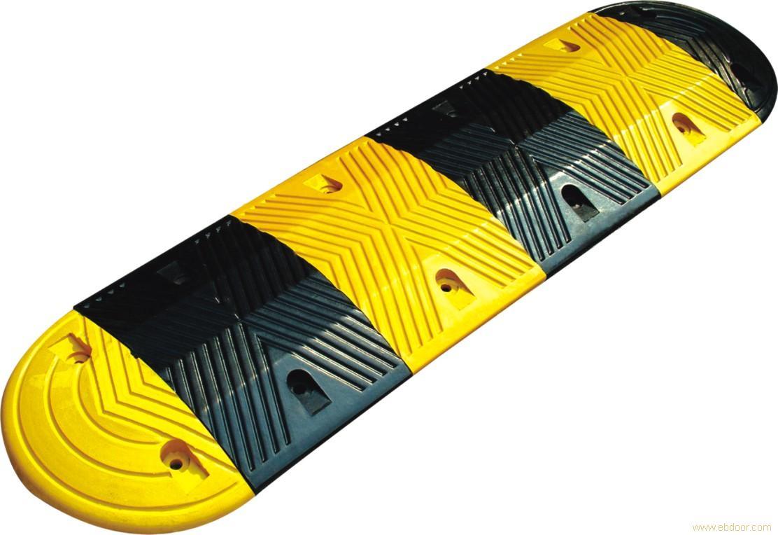 Safety Rubber Road Speed Hump---Black &Yellow