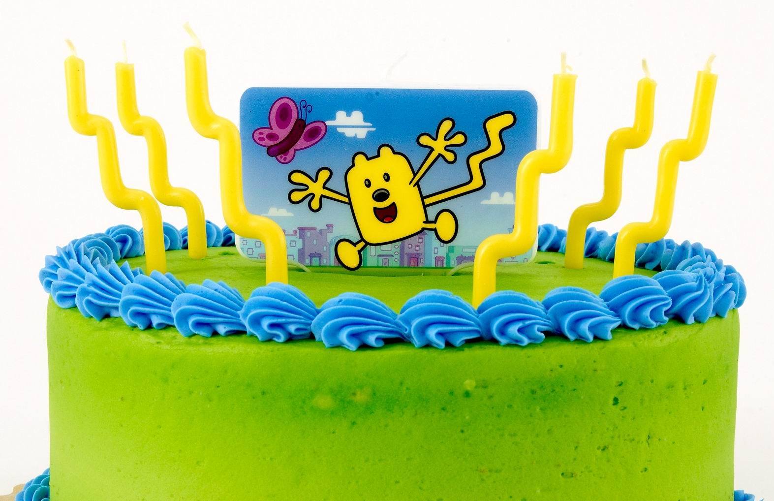 Coulorful Birthday Party Cake Candle
