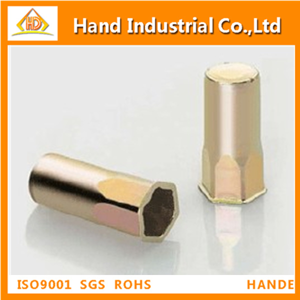 High Quality Reduced Head Half Hex Rivet Nut Fasteners