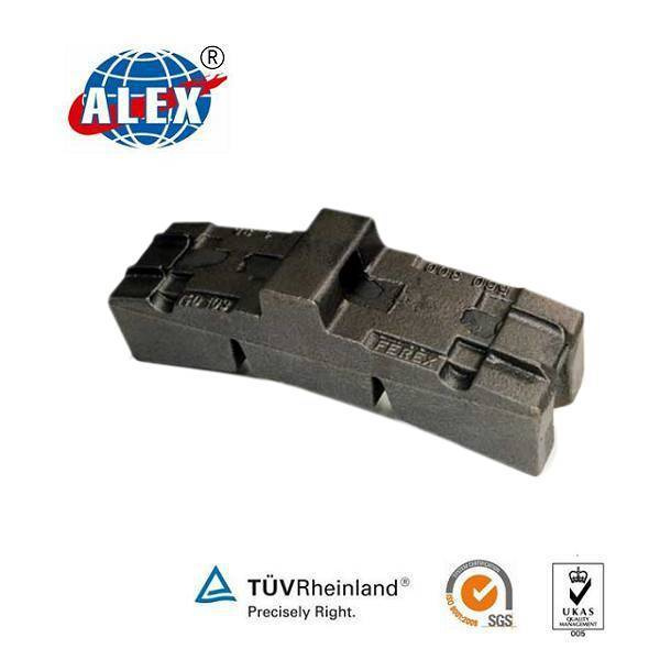 Low Friction Train Wheel Composite Brake Block