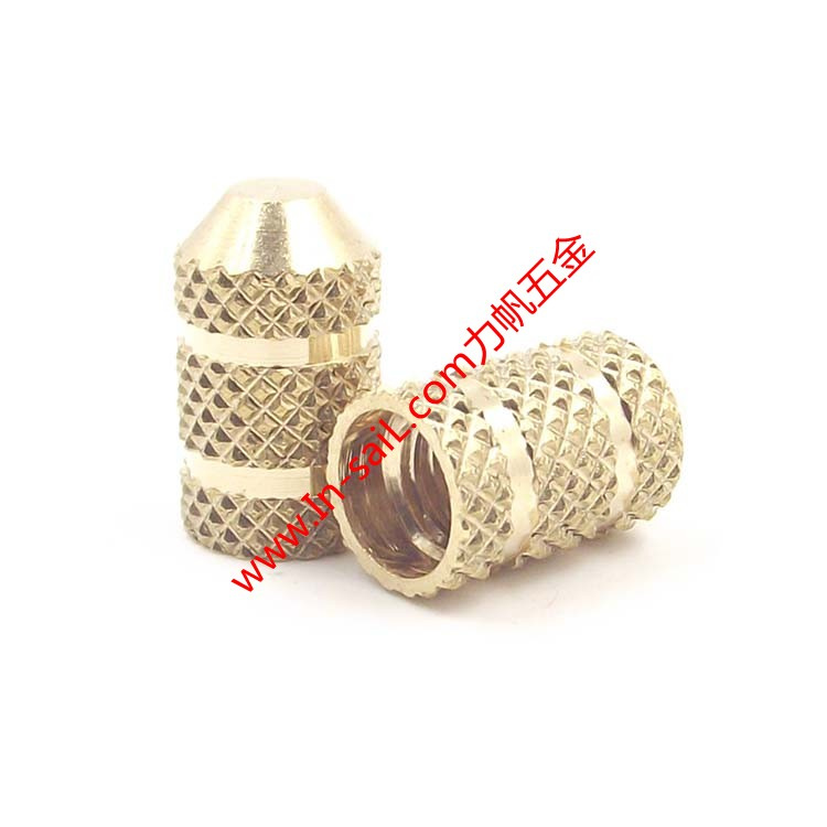 Blind Hole Knurled Brass Threaded Insert Nut