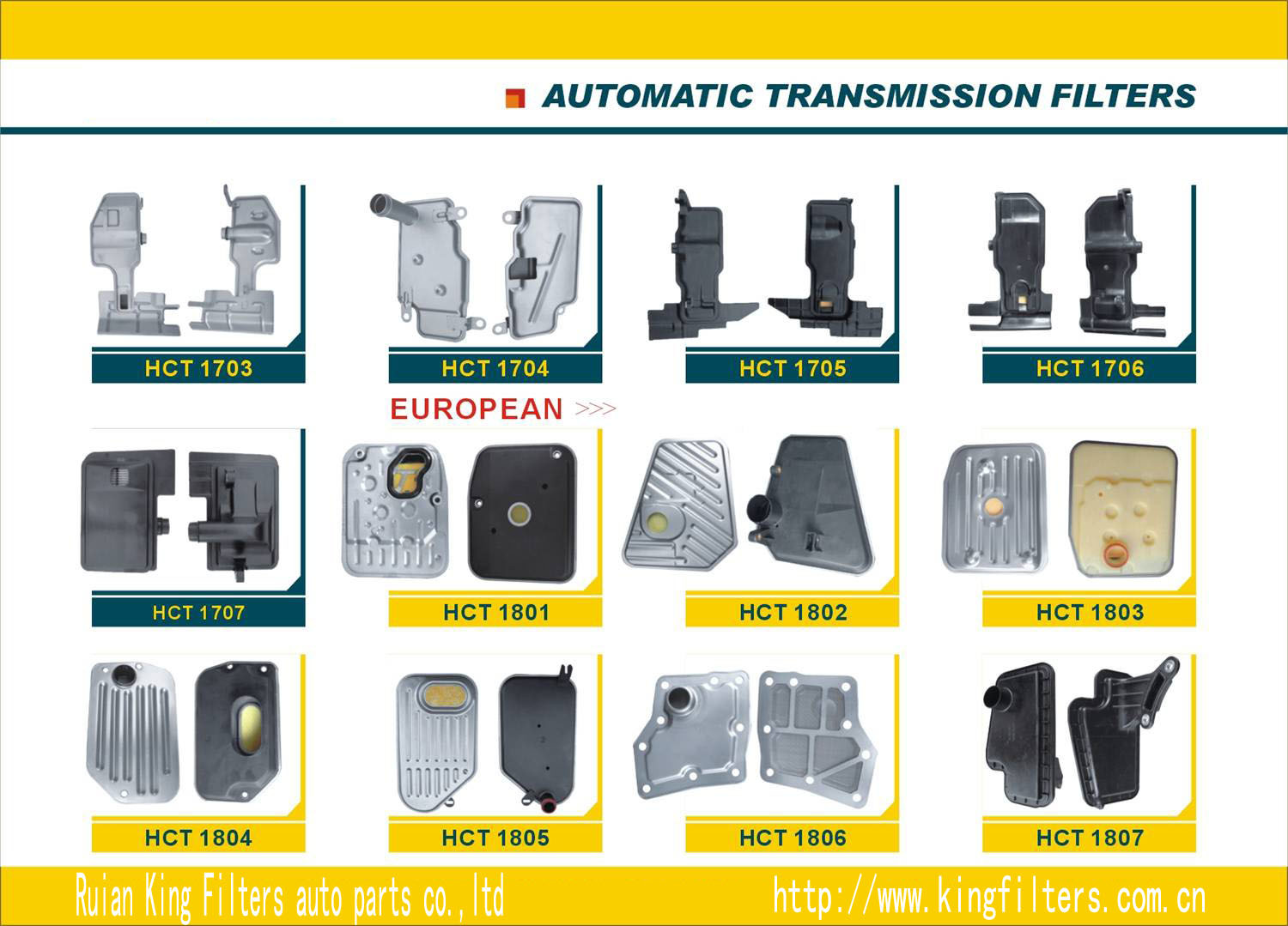 Automatic Transmission Filters for European