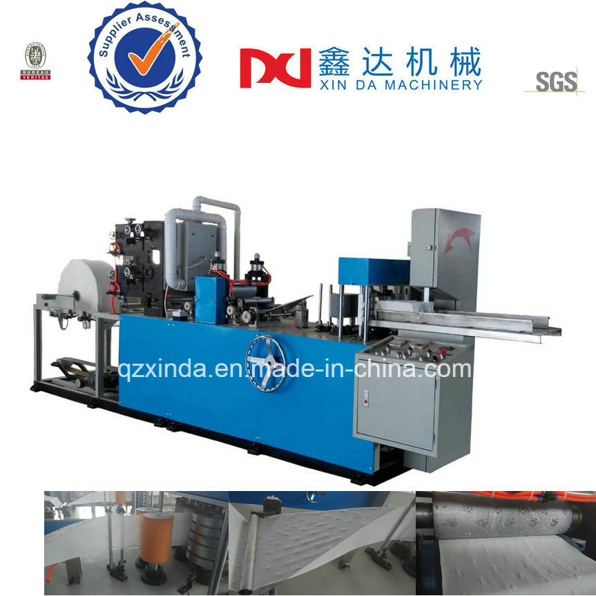 Automatic Color Printing Folding Hygiene Tissue Napkin Paper Machine