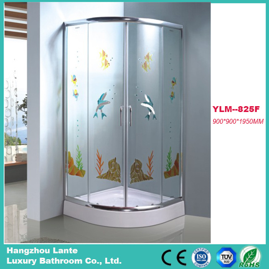 5mm Tempered Glass Simple Shower Room (LTS-825F)