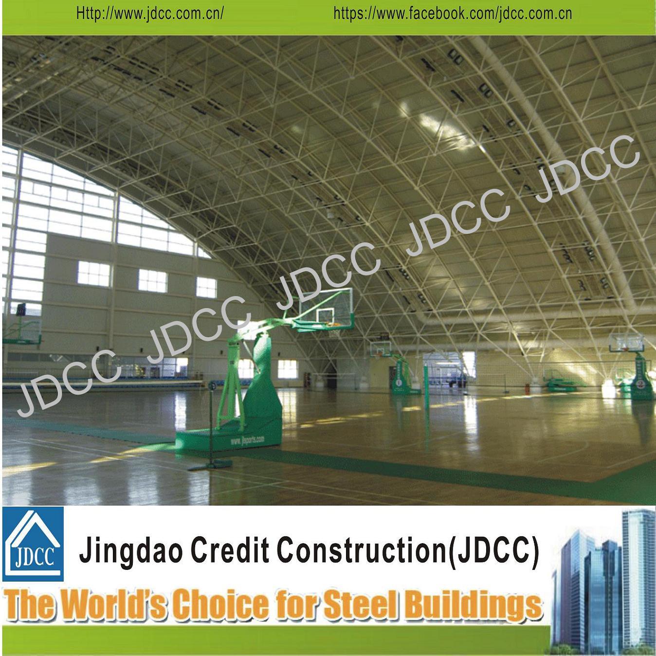 Prefabricated Large Span Steel Frame Structure Sports Hall