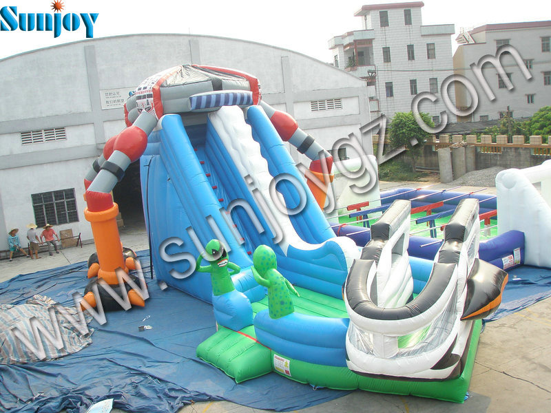 Inflatable Extra-Terrestrial Slide