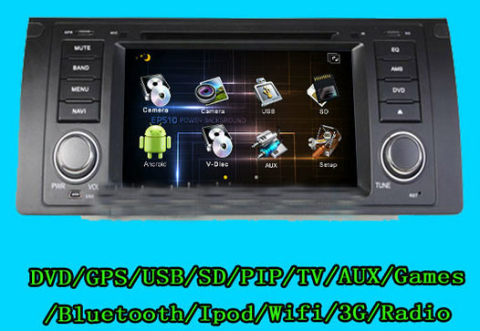 1 DIN 7 Inch Android Touch Screen for BMW Car DVD Player in Car Video