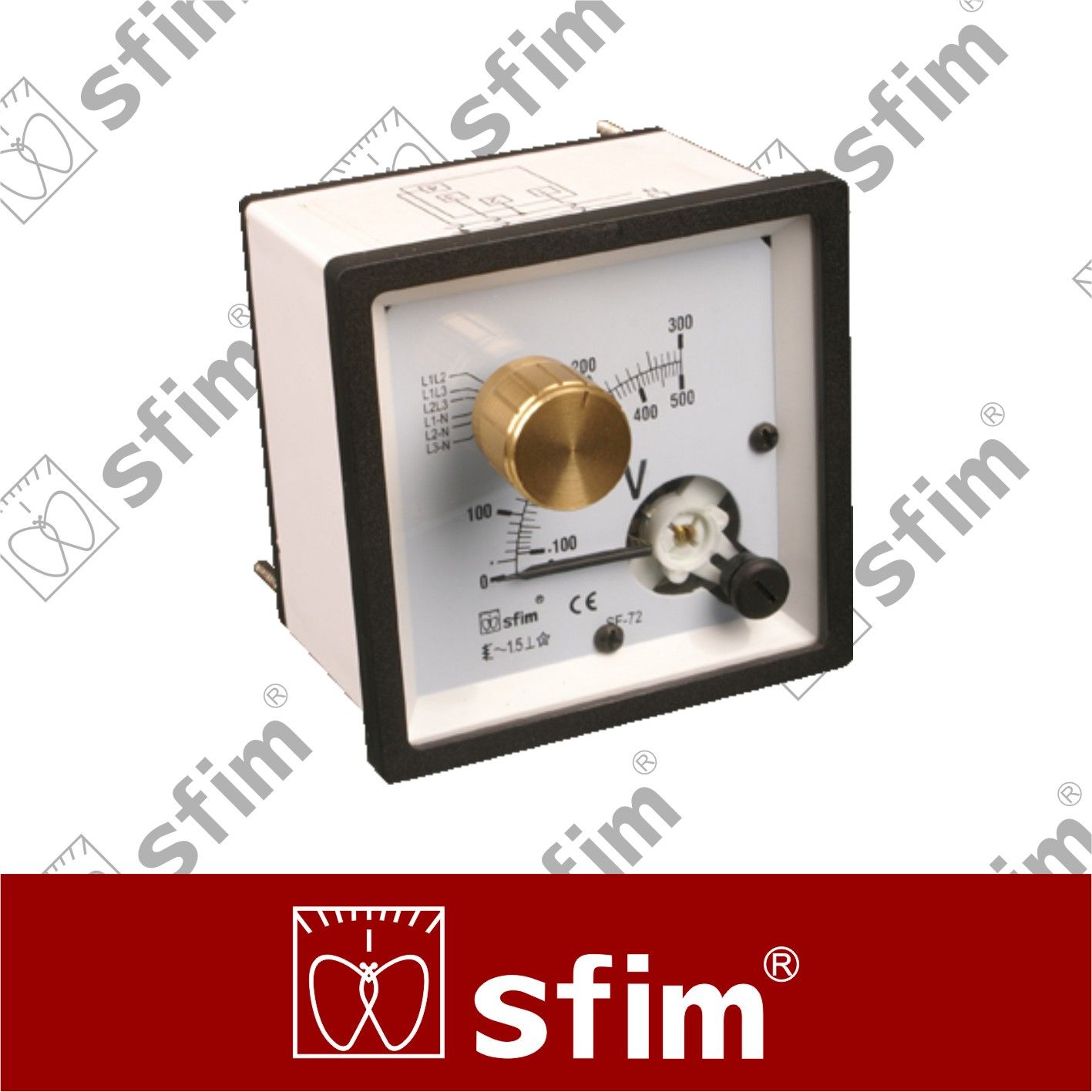 Panel Meter with Change-Over Switch