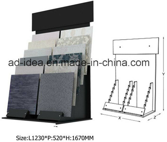 Durable Metal Exhibition Stand for Tile