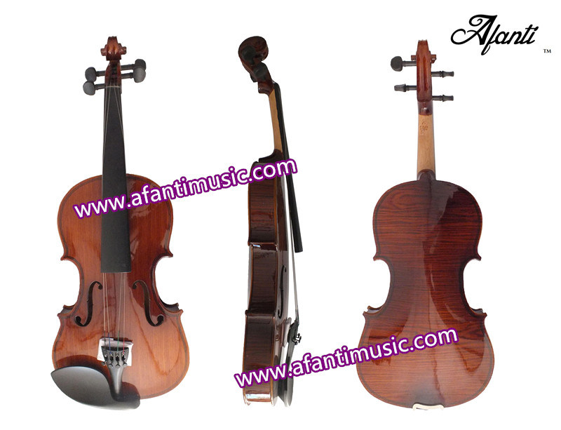 Super! Plywood Top & Back / Maple Sides & Head / Violin (Afanti AVL-002)