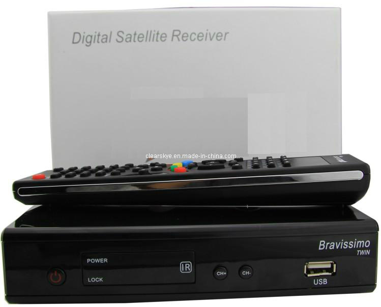 Bravissimo Satellite Receiver Twin Tuner DVB-S