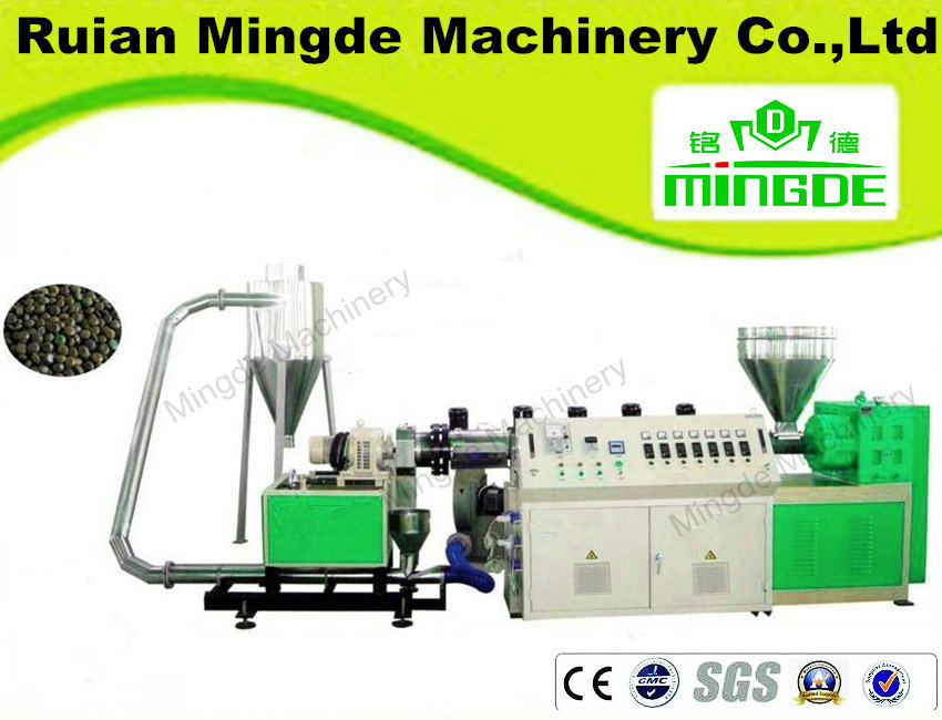 Sj-90/100/110/120 Wind-Cooling Hot-Cutting HDPE LDPE Plastic Recycling Compounding Machinery
