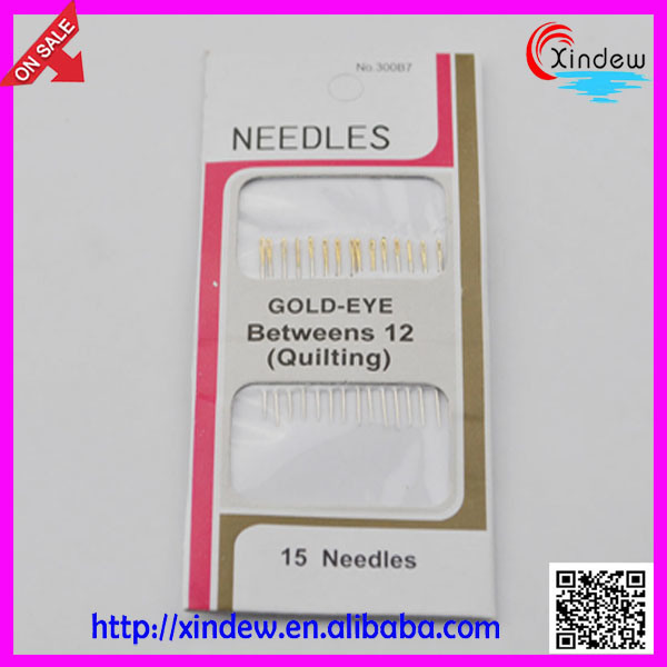 15PCS Gold-Eye Assorted Hand Sewing Needle (XDBF-007)