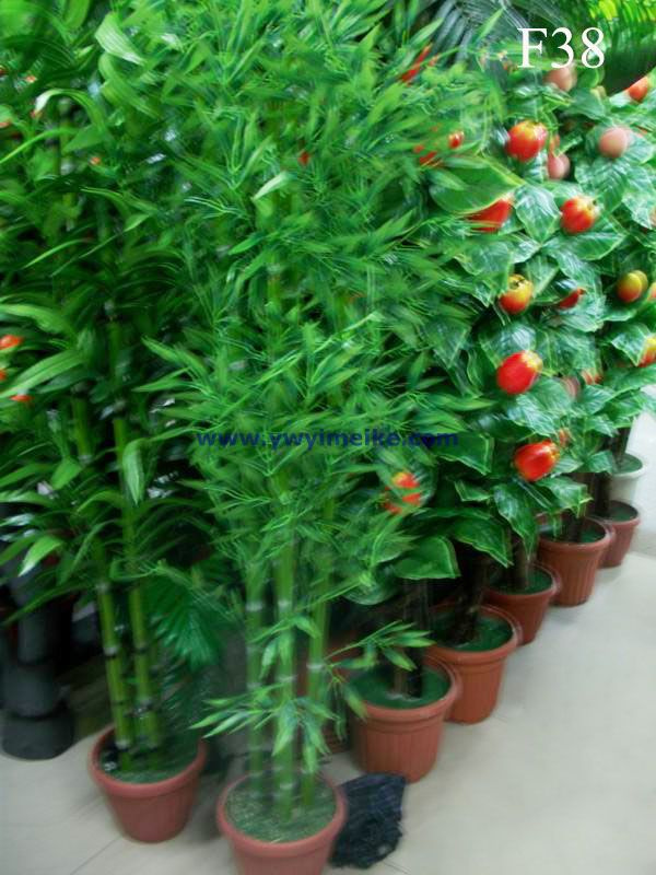 5 Branches Artificial Bamboo Plants Bonsai