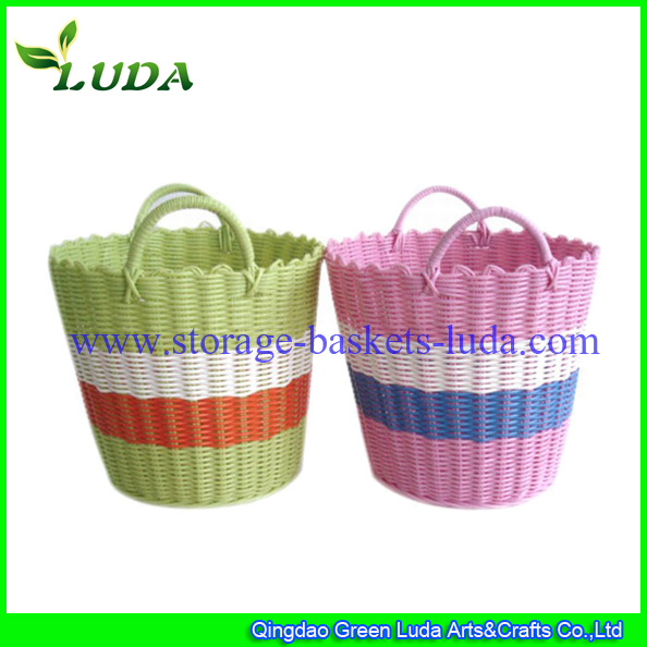 Luda Practical Plastic Laundry Basket