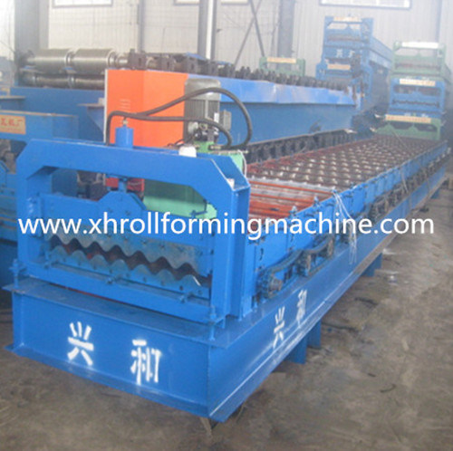 Manufacture Galvanized Shaped Steel Roof Sheet Tile Making Machinery