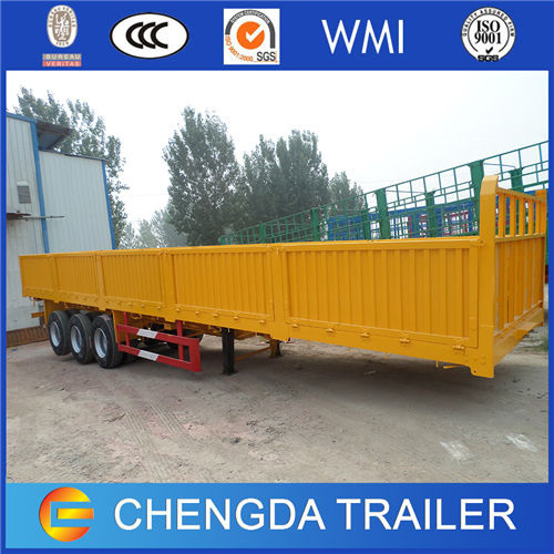 2015 Hot Sale 3 Axle Cargo Trailer with Sideboard