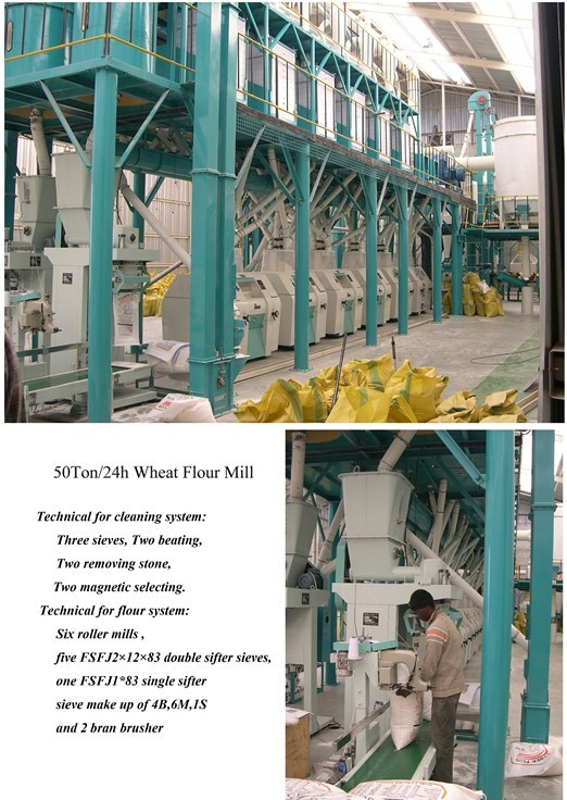 Wheat Flour Milling Line 50t