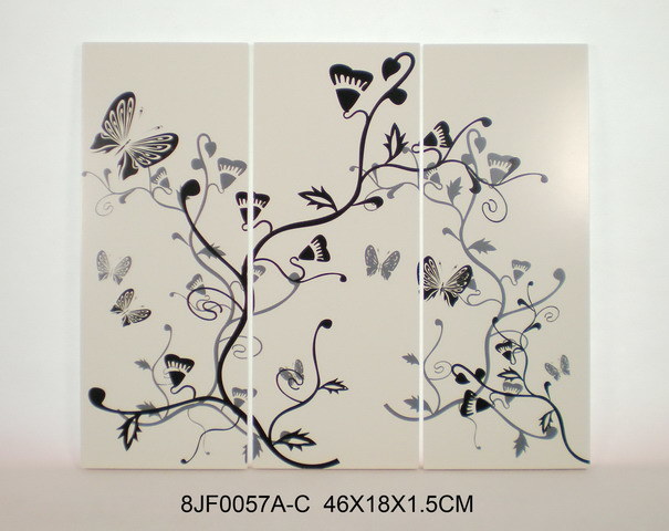 Wooden Elegant Butterfly Wall Art Set (8JF0057)