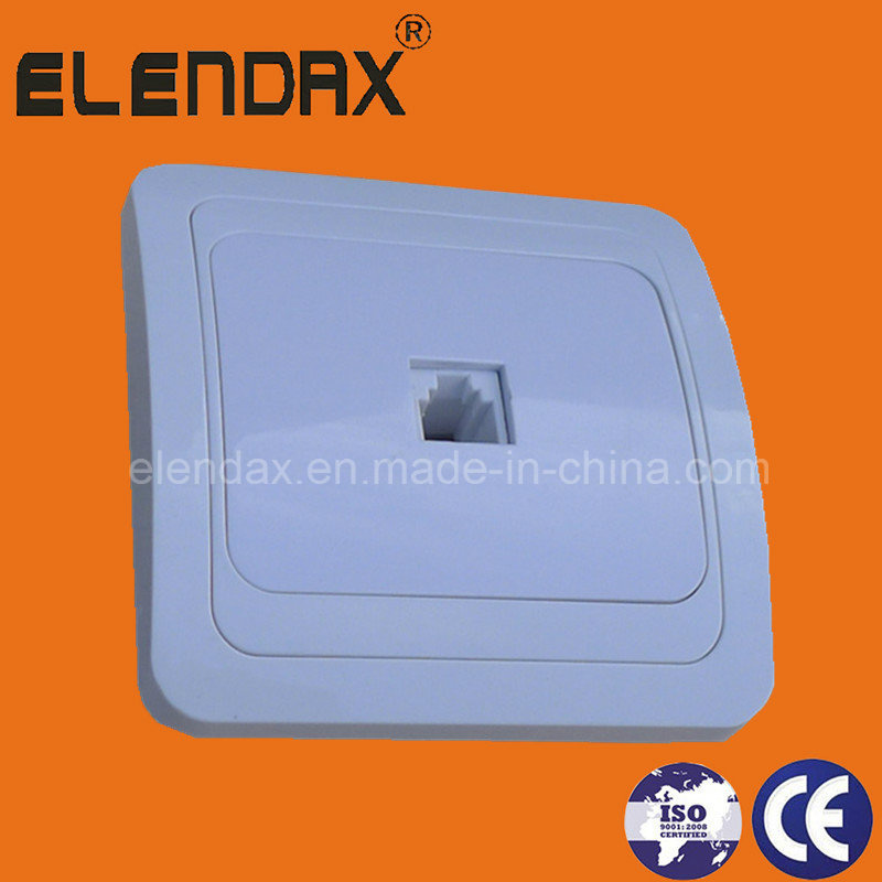 European Style Flush Mounted Tel Socket Rj11 (F2007)