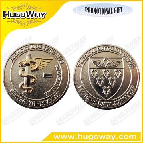 Two Tone Plated Custom Coin