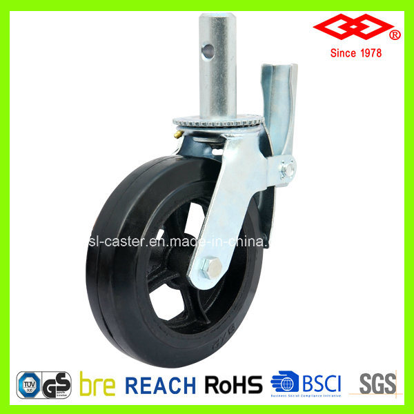 All Size Black Rubber Caster Wheel (C706-41D150X50S)