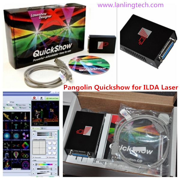 Laser Software Pangolin Quickshow for Ilda Animation Laser Light