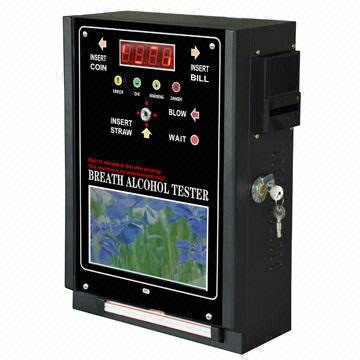 Coin Operated Vending Breathlyzer with Video (AT320)