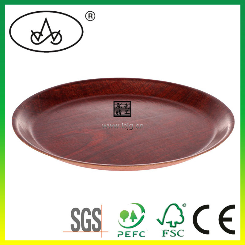Serving Tray/Plate for Hotel/ Home /Tableware /Fruit/ Snack/ Restaurant/ Drink/ Breakfast /Tea/Food/ Coffee/Snack/Bamboo/Wooden (LC-871N)
