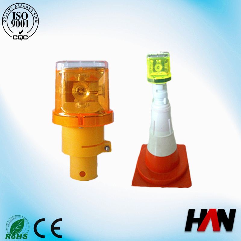 Solar Warning Light with 4PCS Rotary LED Warning Light DC12V/24V AC110V/220V