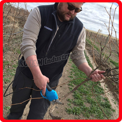 Koham Tools FCC Certificated Bypass Secateurs Orchards Trimming Handheld Loppers Power Lithium Battery Scissors Electrical Pruners Powered Pruning Shear