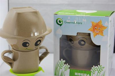 Children Tableware Set Dinnerware Set Children Plate Bowl Cup with Handle