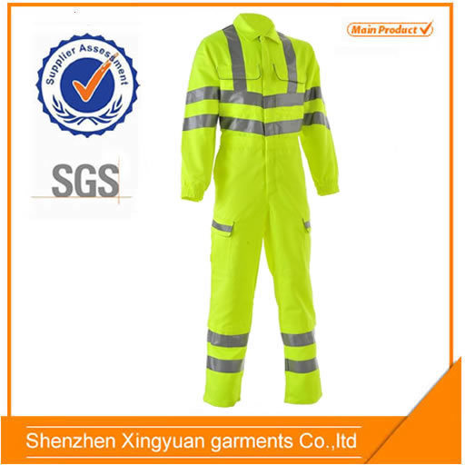 Star Sg Heavy Duty Reflective Tape Coverall Hi Vis Workwear