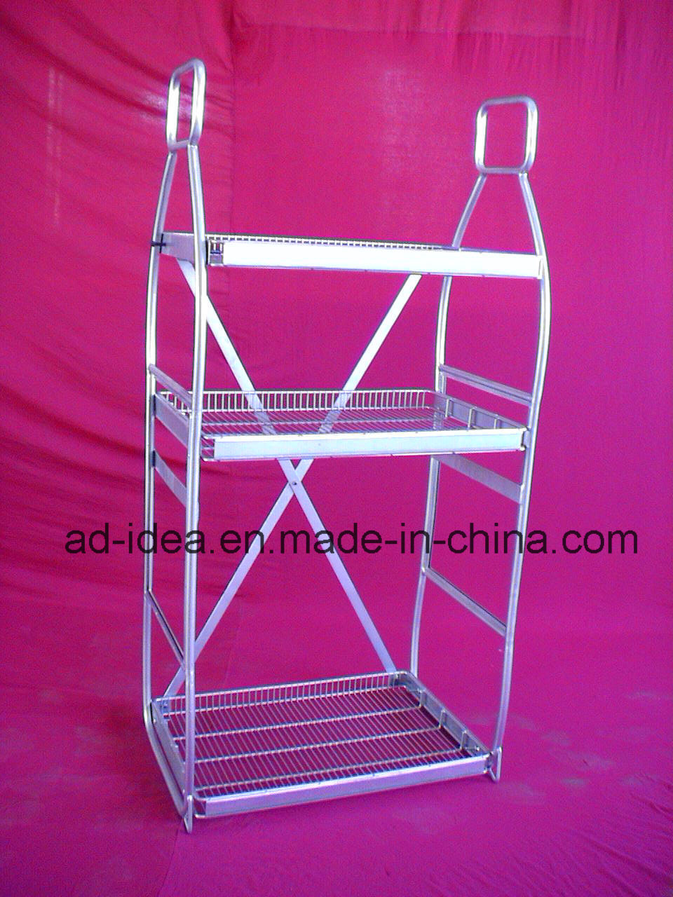 3 Layers Metal Shelf /Metal Display Stand/Metal Exhibition Stand (DR-02)