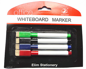 with Cap and Brush Whiteboard Marker Pen (m-213)