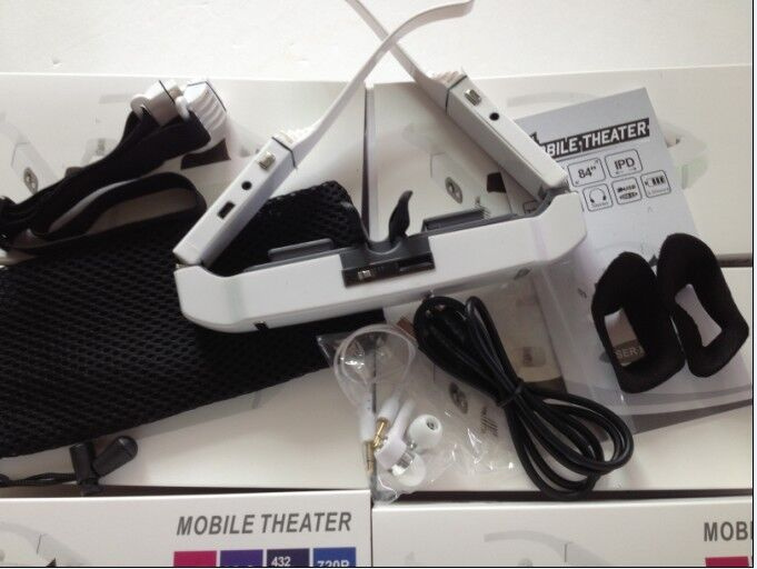 2015new Virtual Screen Video Glasses with 720p HD