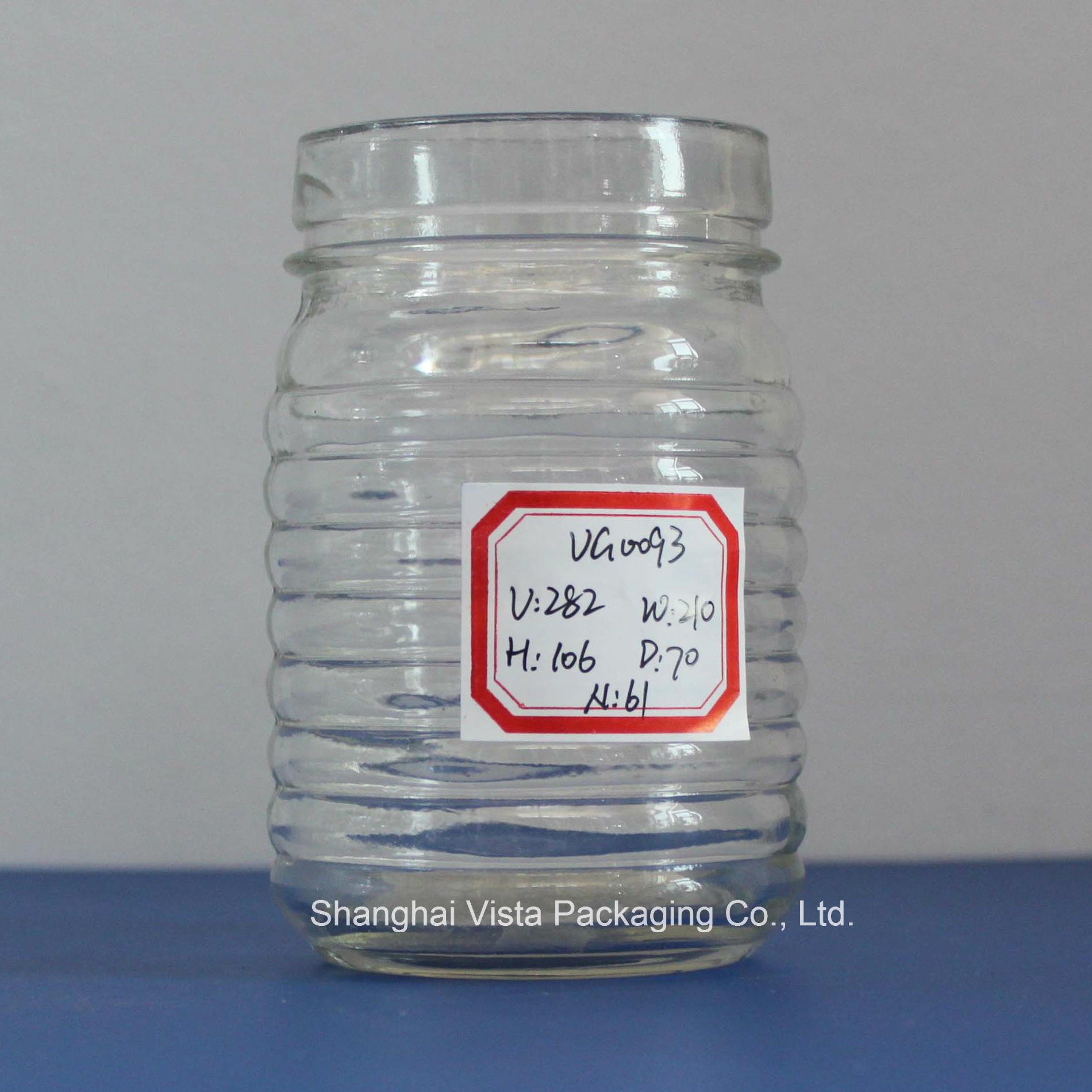 Vista Brand Spice Glass Jar