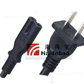 CCC 6A Plug with Iec C7 Figure 8 Connector Connector (PBB-6/QT2)