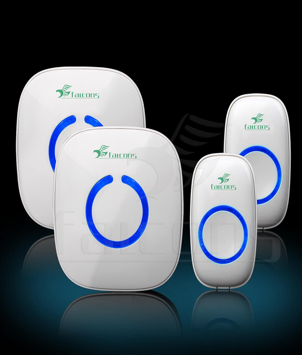 300m 52 Melodies Wireless Doorbell for Hotel Office Use (FLS-DB-IS)