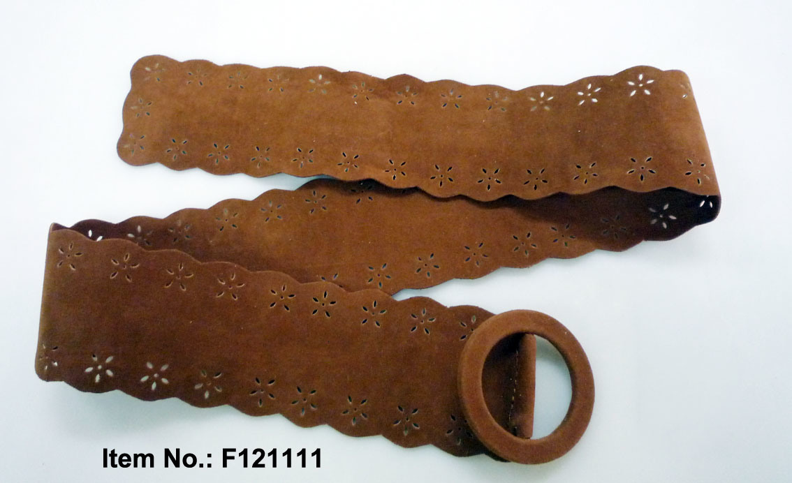 National Style Brown Leather Belt